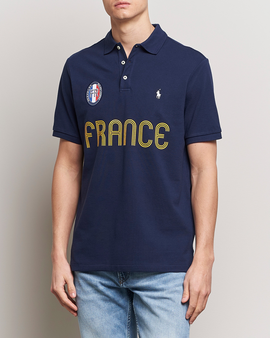 Men | Short Sleeve Polo Shirts | Polo Ralph Lauren | Classic Fit Country Polo Refined Navy