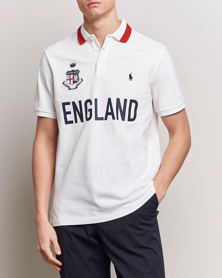 Men | Short Sleeve Polo Shirts | Polo Ralph Lauren | Classic Fit Country Polo White