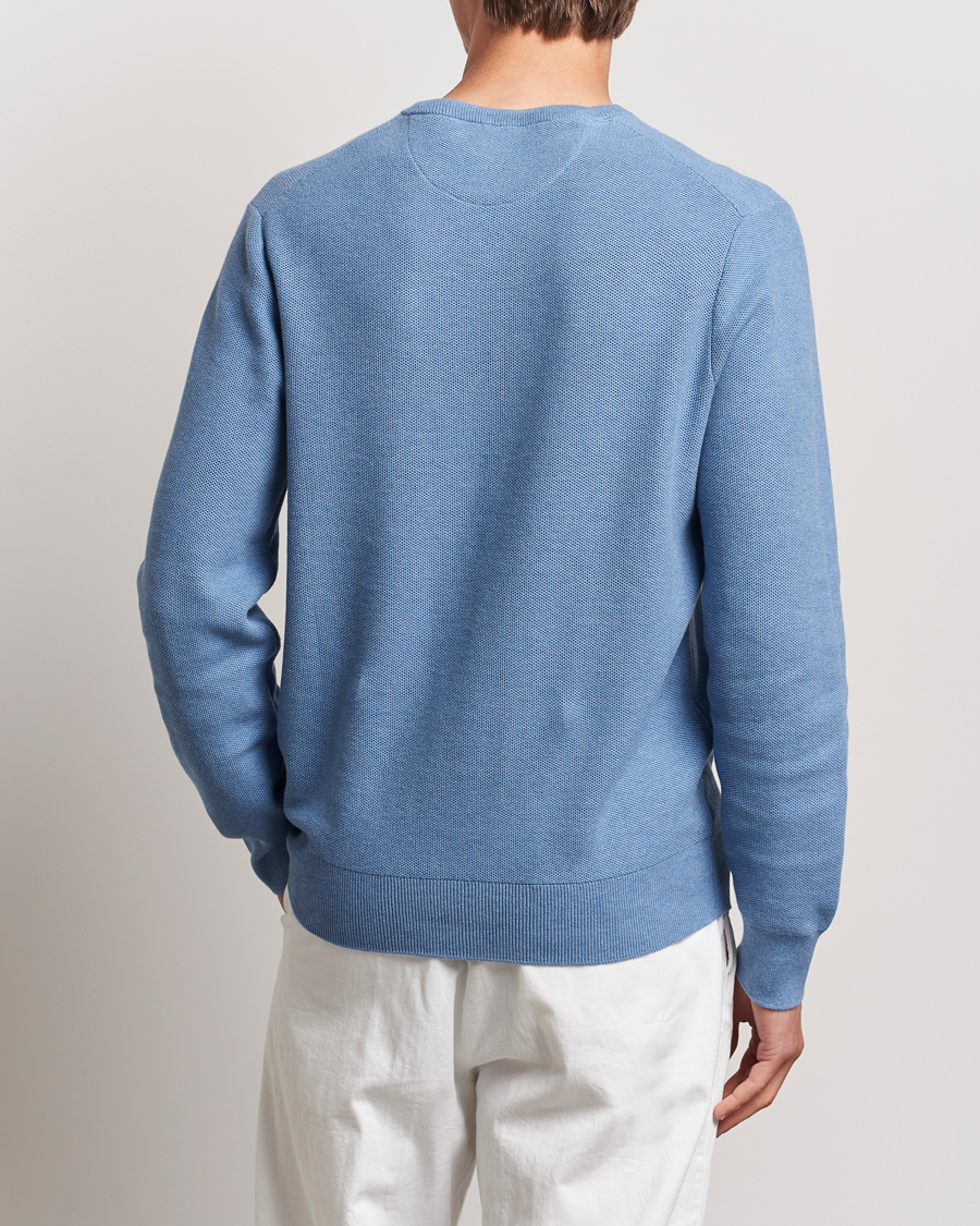 Men | Sweaters & Knitwear | Polo Ralph Lauren | Textured Crew Neck Sweater Lake Heather