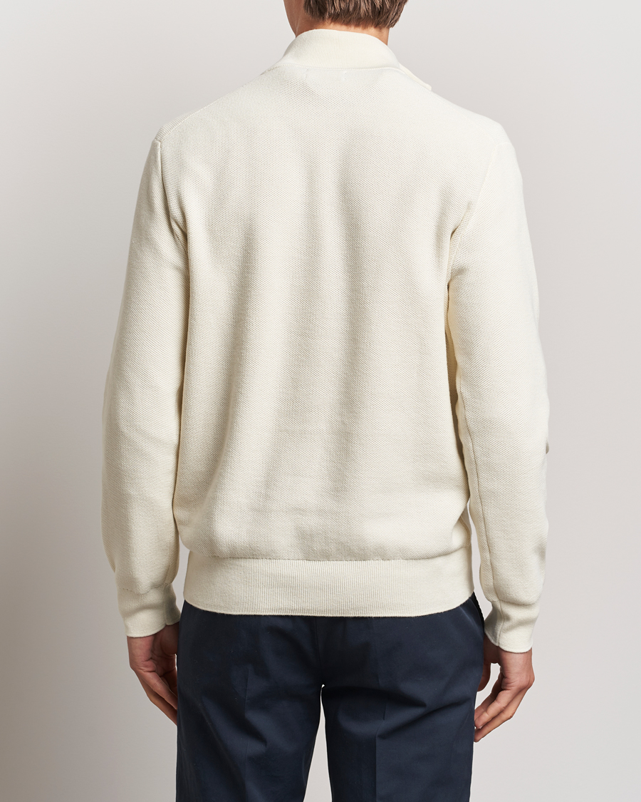 Polo Ralph Lauren Textured Half Zip Herbal Milk at CareOfCarl.com