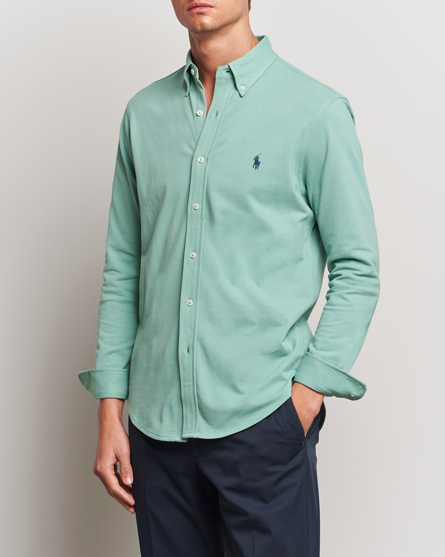 Men | Clothing | Polo Ralph Lauren | Featherweight Mesh Shirt Faded Mint