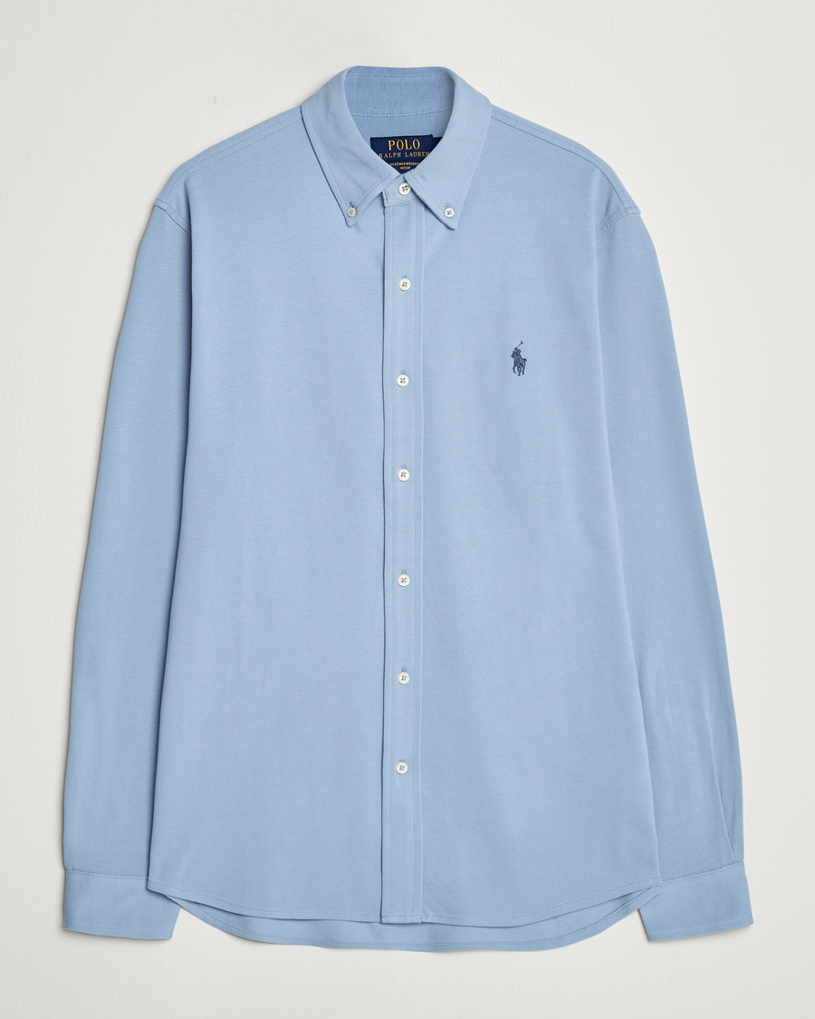 Men | Shirts | Polo Ralph Lauren | Featherweight Mesh Shirt Vessel Blue