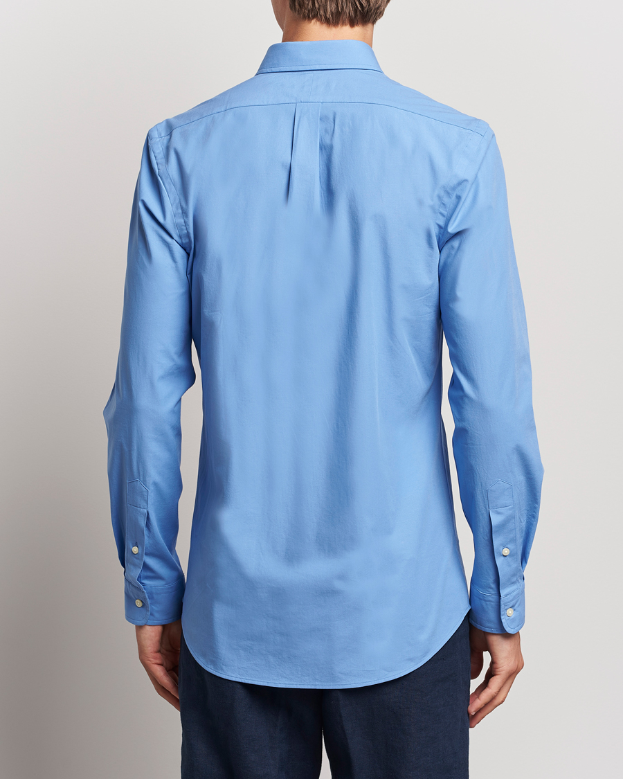 Men | Shirts | Polo Ralph Lauren | Slim Fit Poplin Shirt Harbor Island Blue