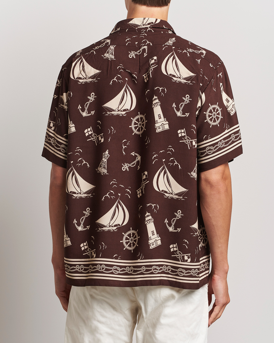 Men | Shirts | Polo Ralph Lauren | Printed Rayon Short Sleeve Shirt Captins Convo
