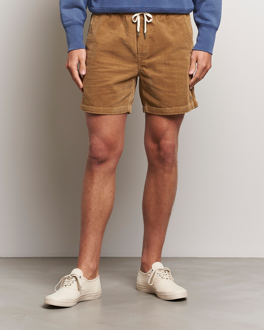 Men | Drawstring Shorts | Polo Ralph Lauren | Prepster Corduroy Drawstring Shorts Despatch Tan