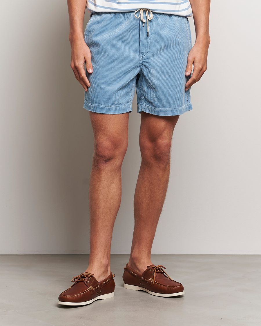 Men | Clothing | Polo Ralph Lauren | Prepster Corduroy Drawstring Shorts Blue Note