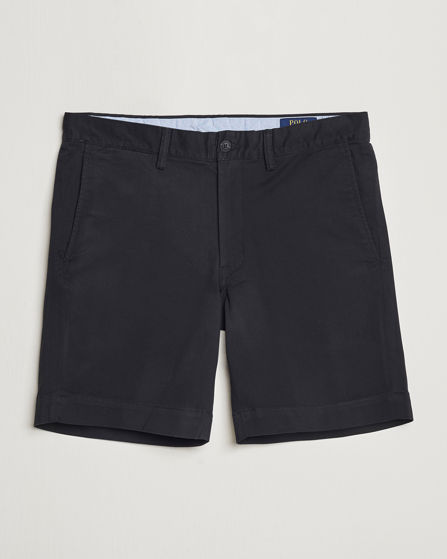 Men | Shorts | Polo Ralph Lauren | Tailored Slim Fit Shorts Black