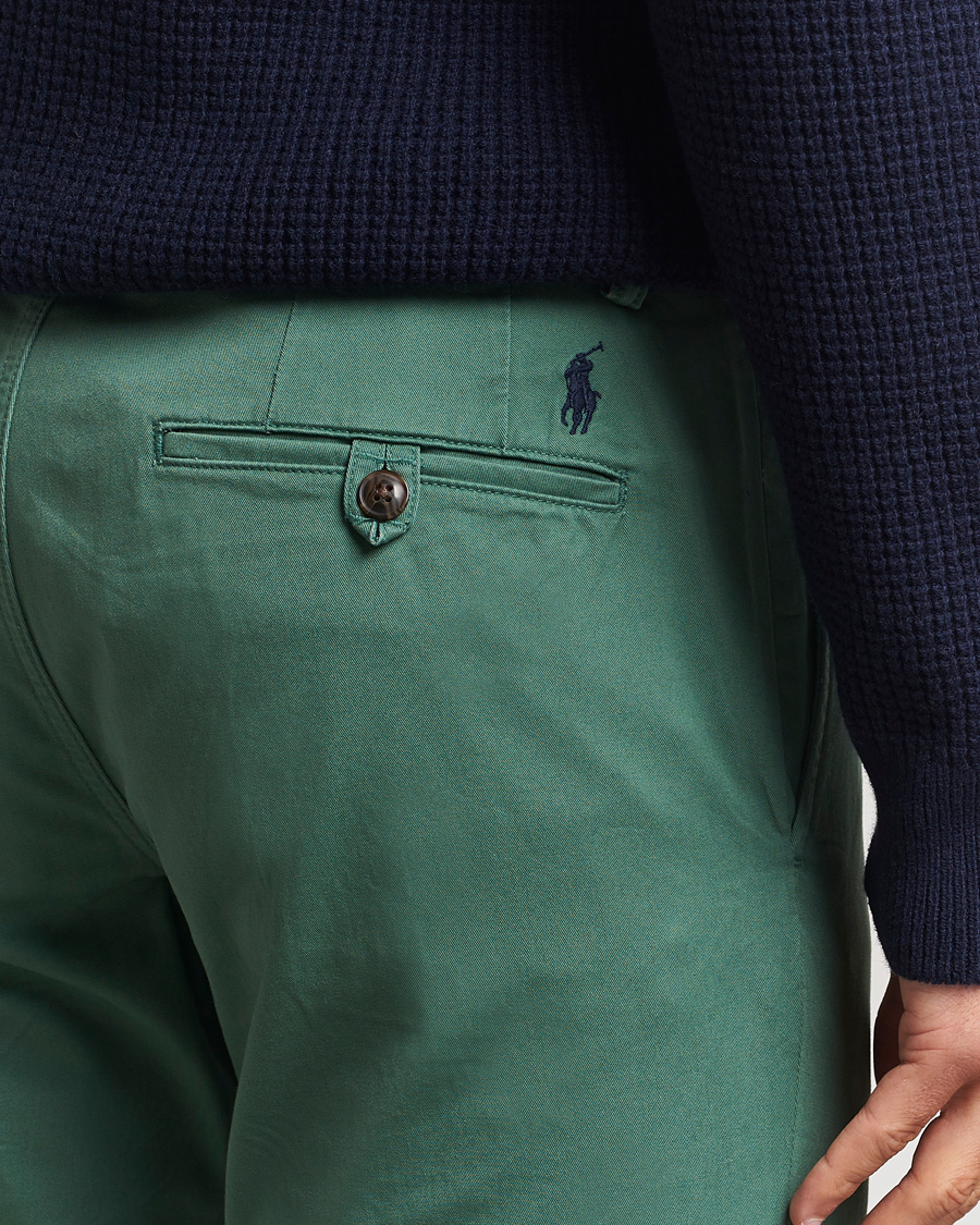 Men | Trousers | Polo Ralph Lauren | Slim Fit Stretch Chinos Washed Forest