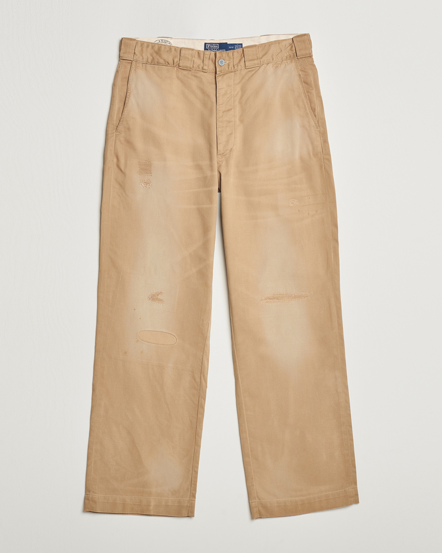 Men | Trousers | Polo Ralph Lauren | Rustic Twill Chinos Desert Khaki