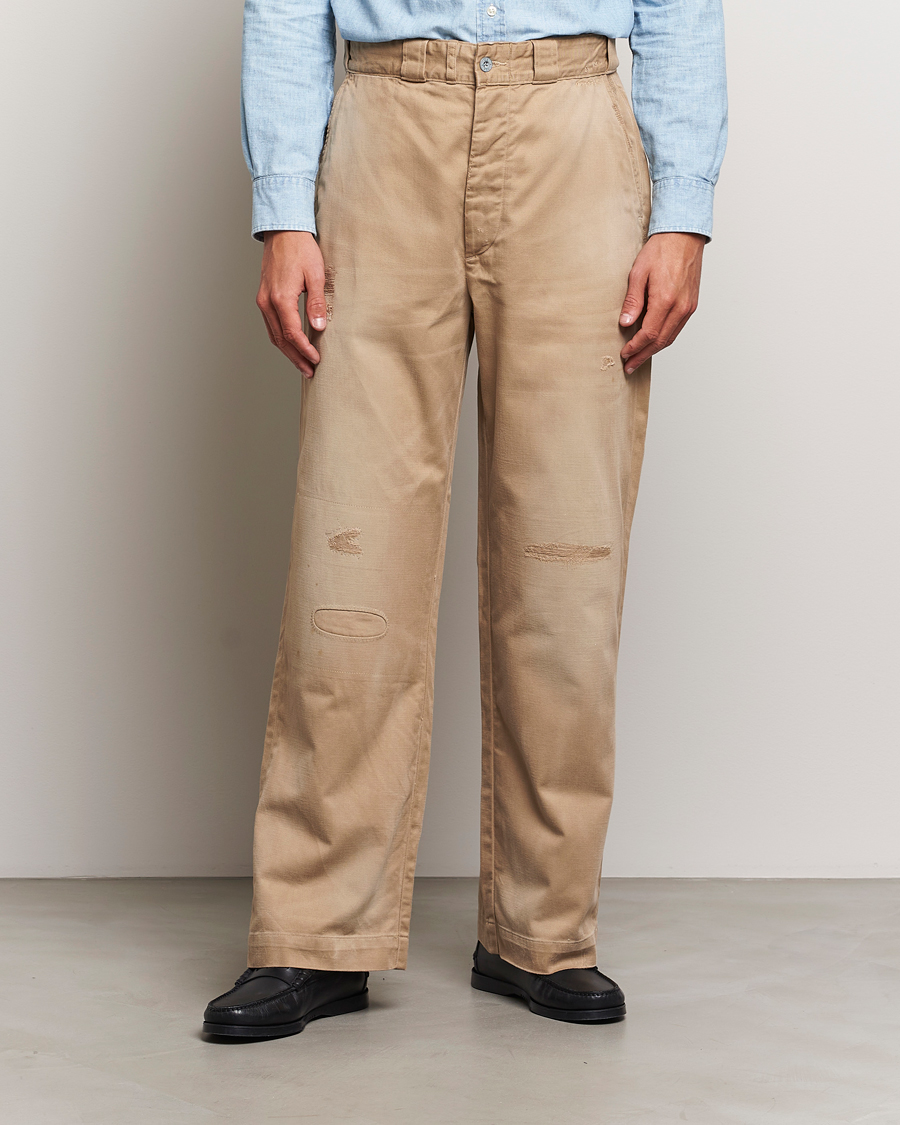 Men | Clothing | Polo Ralph Lauren | Rustic Twill Chinos Desert Khaki