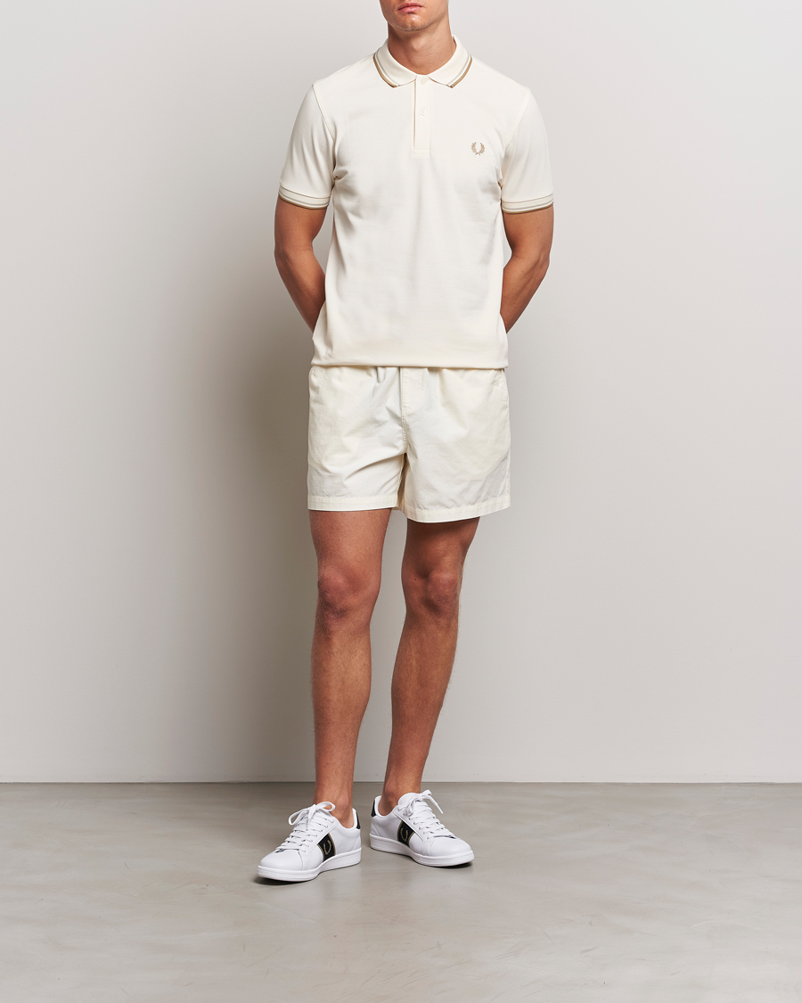 Men | Polo Shirts | Fred Perry | Twin Tipped Polo Shirt Ecru