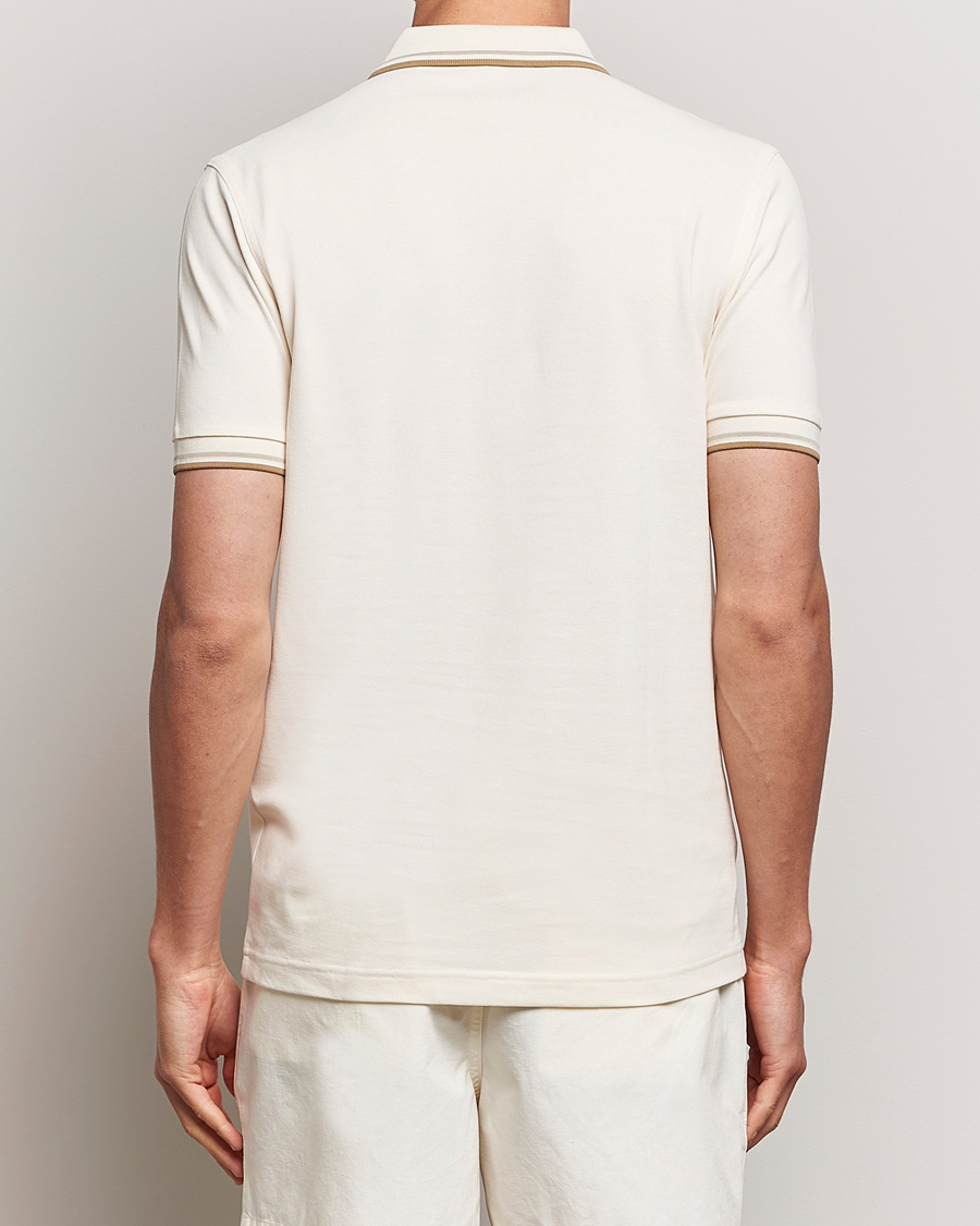 Men | Polo Shirts | Fred Perry | Twin Tipped Polo Shirt Ecru