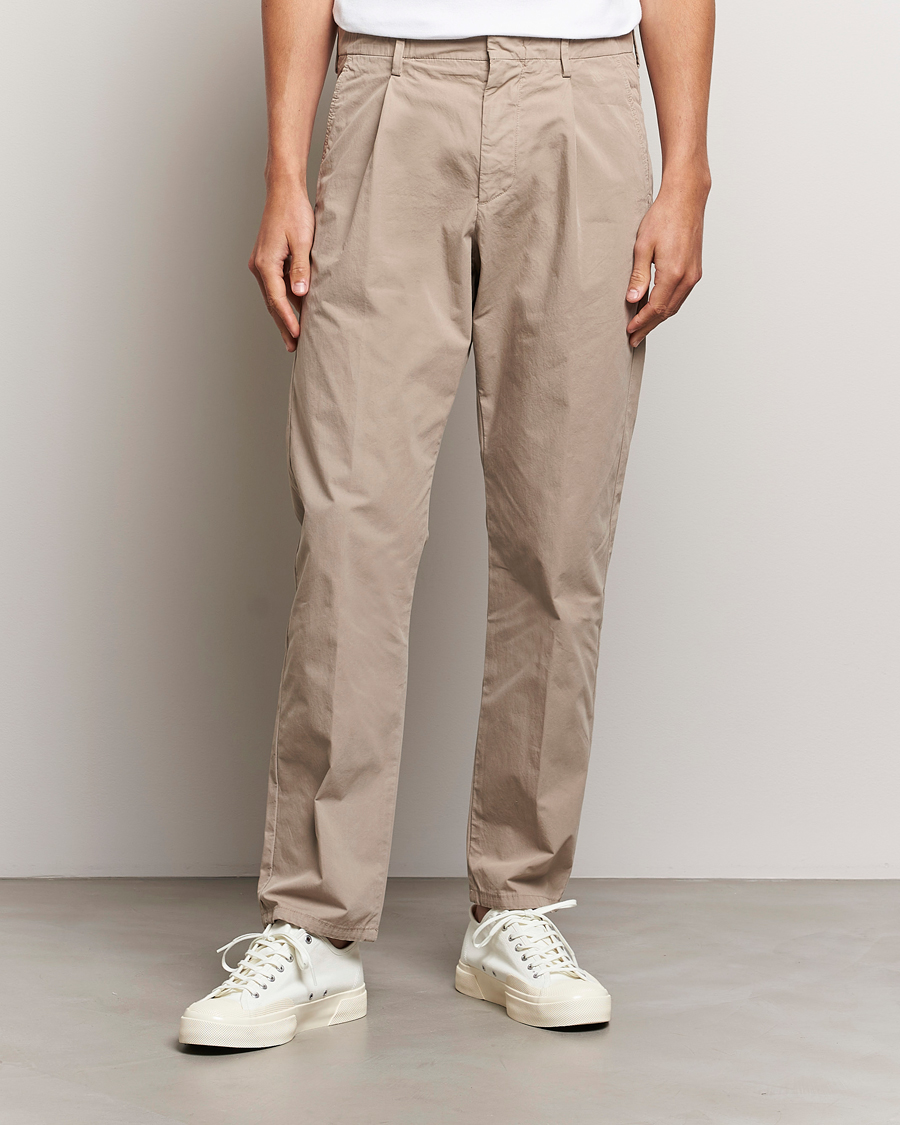 Men | Clothing | NN07 | Bill Cotton Trousers Greige