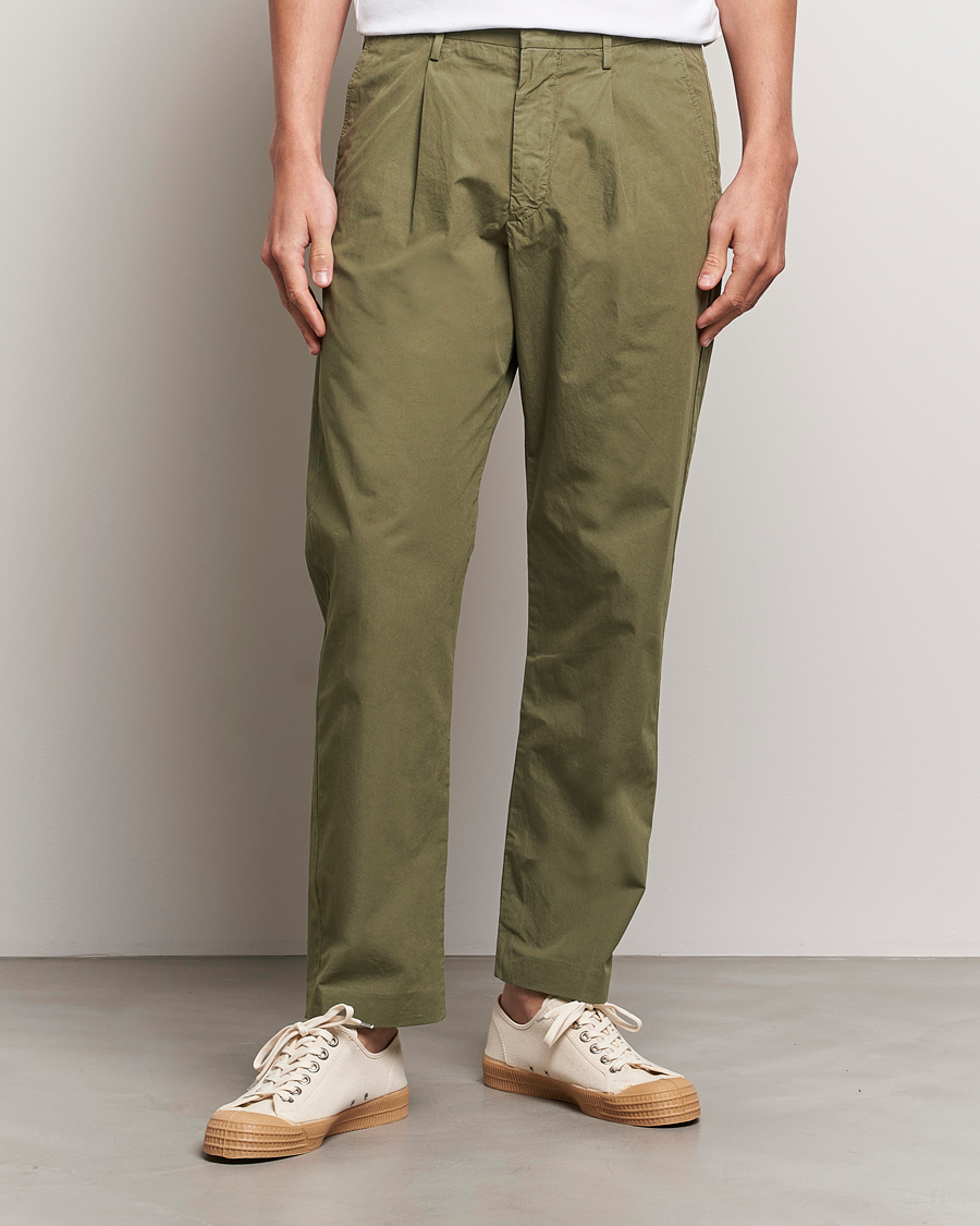 Men | Departments | NN07 | Bill Cotton Trousers Capers Green