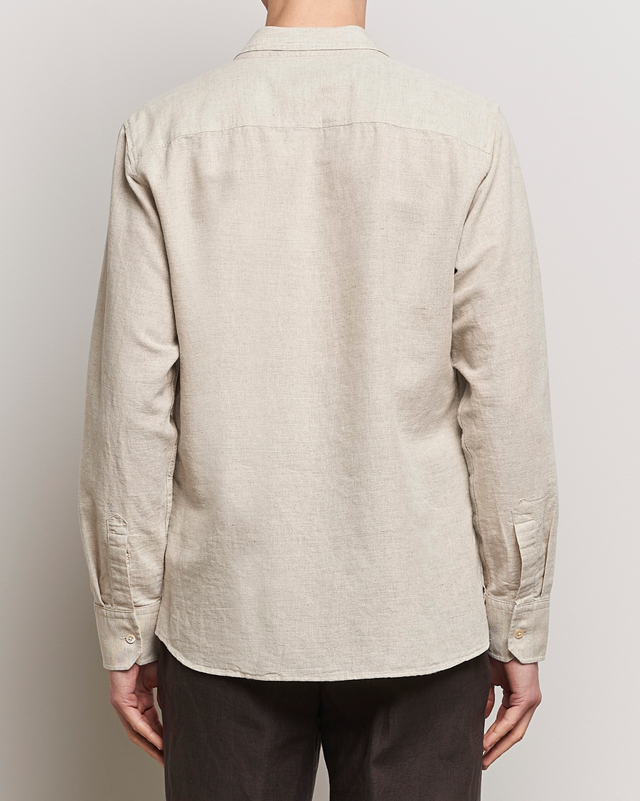 Men | Shirts | Oscar Jacobson | Helios Reg Shirt Beige