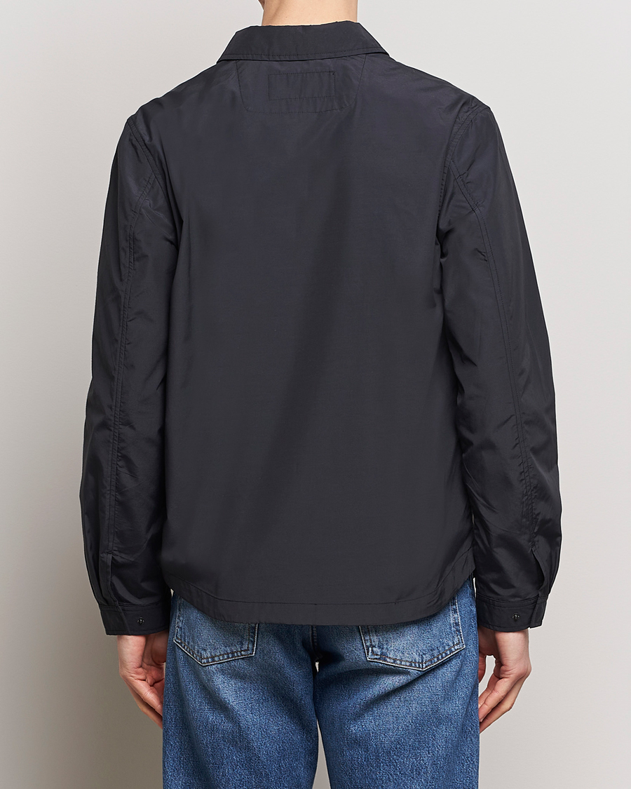 Men | Shirts | A Day's March | Buxton Nylon Overshirt Black