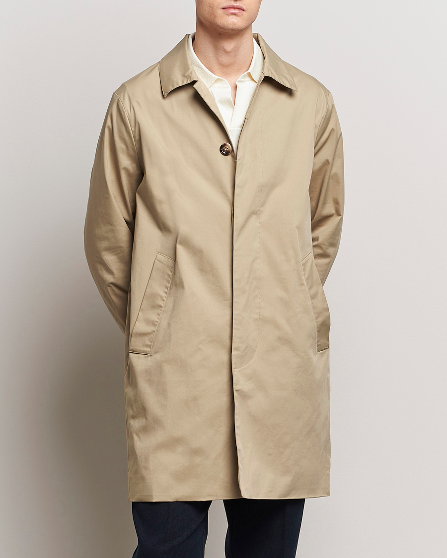 Men | Coats & Jackets | A Day's March | Duster Car Coat Khaki