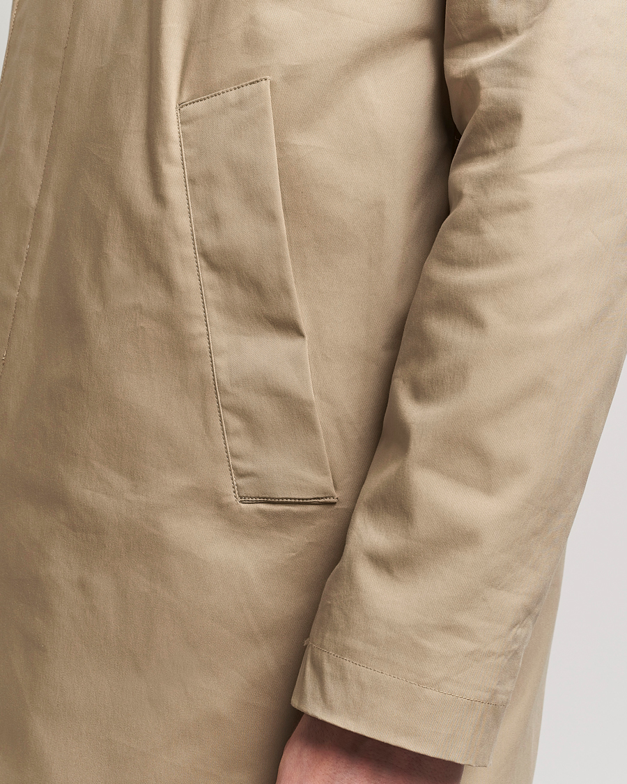 Men | Coats & Jackets | A Day's March | Duster Car Coat Khaki