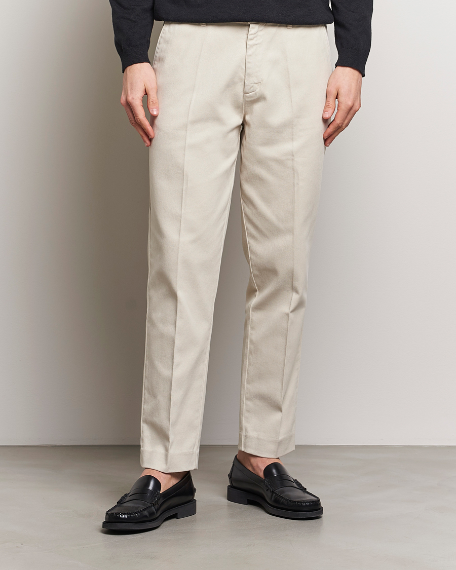 Men | Departments | A Day's March | Miller Cotton/Lyocell Trousers Oyster