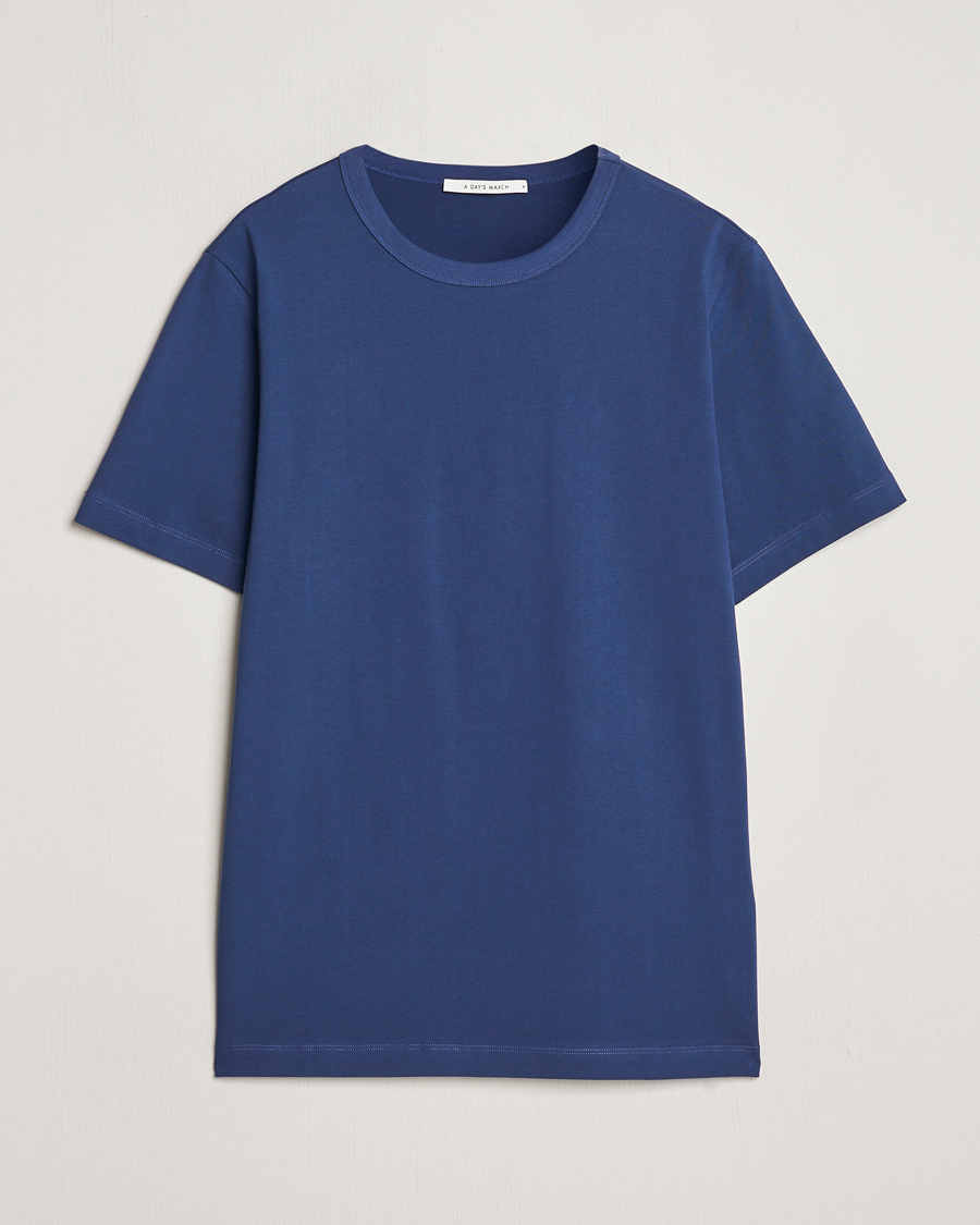 Men | T-Shirts | A Day's March | Heavy T-Shirt Brewers Blue