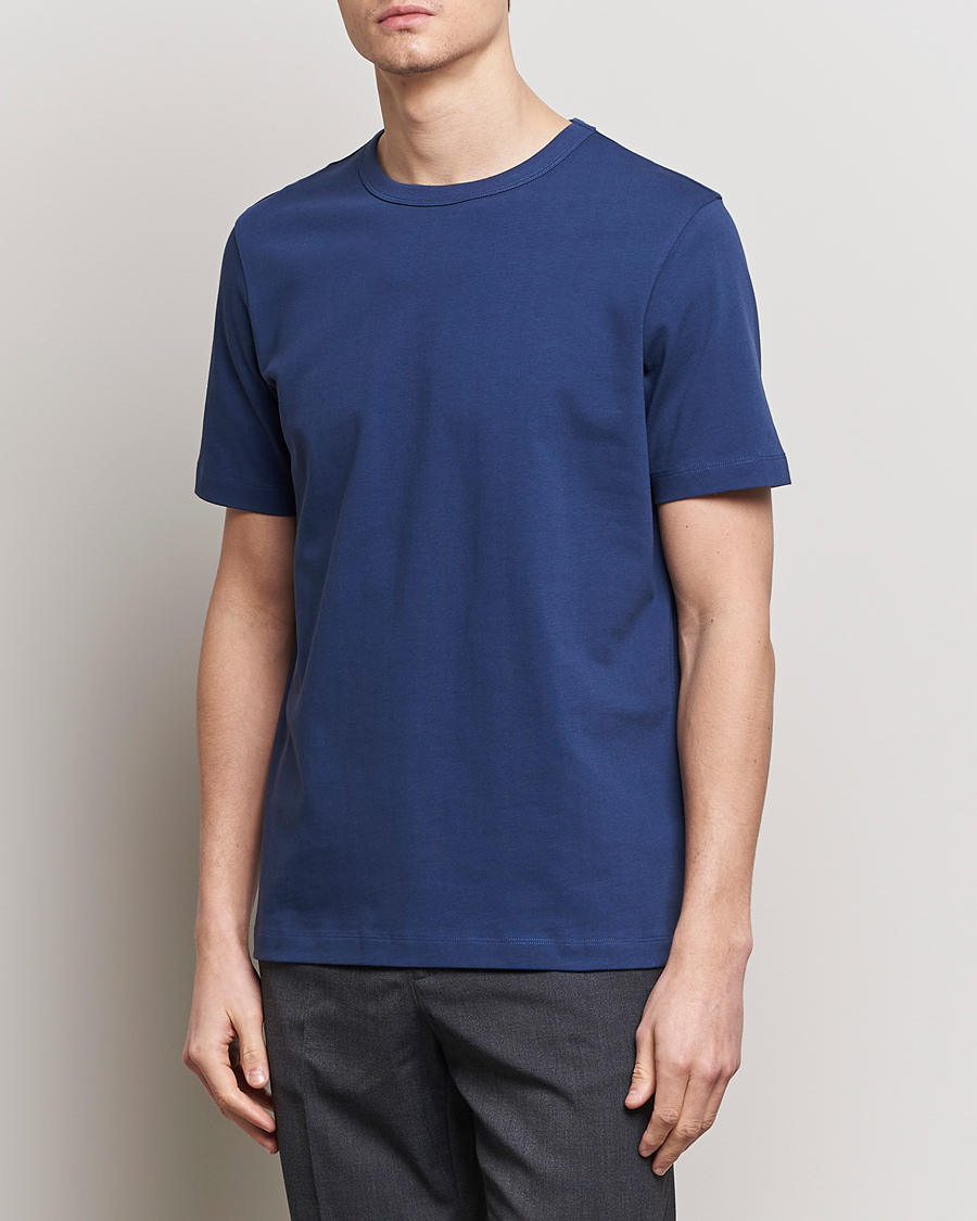 Men | T-Shirts | A Day's March | Heavy T-Shirt Brewers Blue