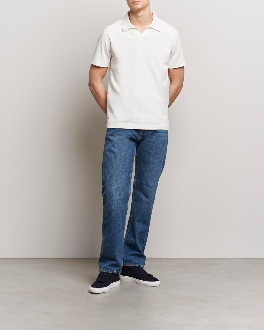 Men | Polo Shirts | A Day's March | Greylock Jersey Polo Sugar