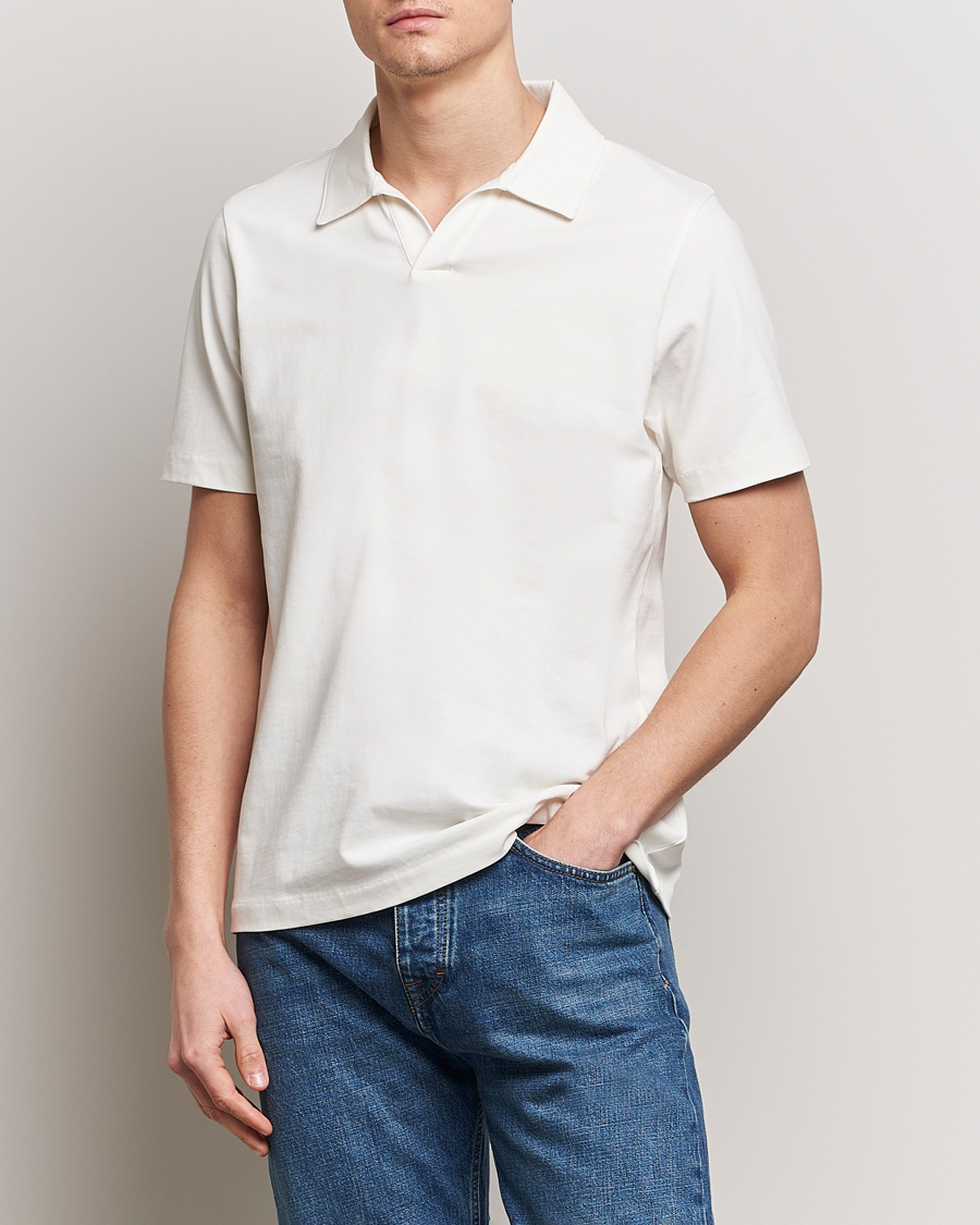 Men | Polo Shirts | A Day's March | Greylock Jersey Polo Sugar