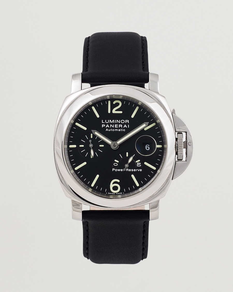 Men | Panerai Pre-Owned Luminor PAM00090 Silver | Panerai Pre-Owned | Luminor PAM00090 Silver