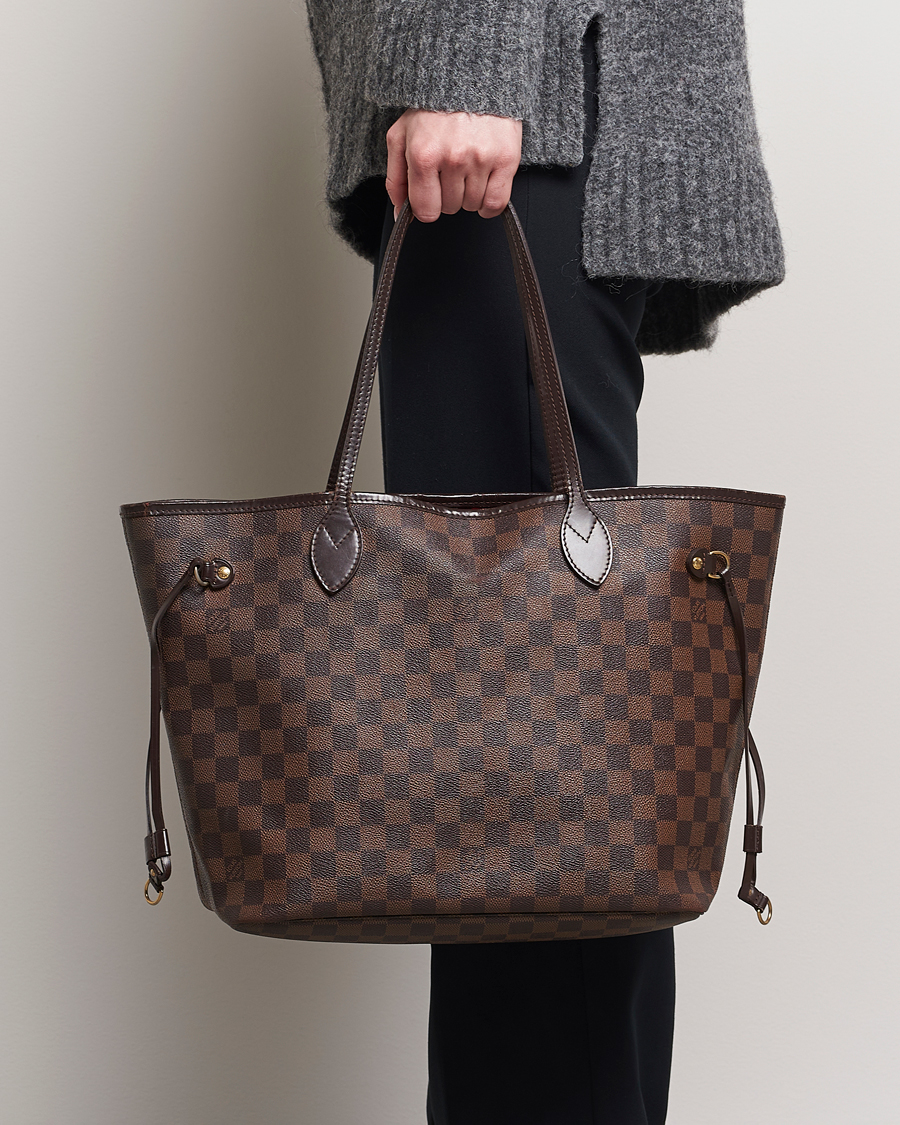 Men | Louis Vuitton Pre-Owned Neverfull MM Totebag Damier Ebene | Louis Vuitton Pre-Owned | Neverfull MM Totebag Damier Ebene