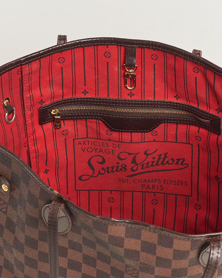 Men | Louis Vuitton Pre-Owned Neverfull MM Totebag Damier Ebene | Louis Vuitton Pre-Owned | Neverfull MM Totebag Damier Ebene