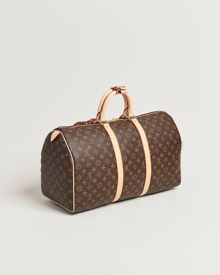 Men | Pre-Owned & Vintage Bags | Louis Vuitton Pre-Owned | Keepall 50 Monogram 