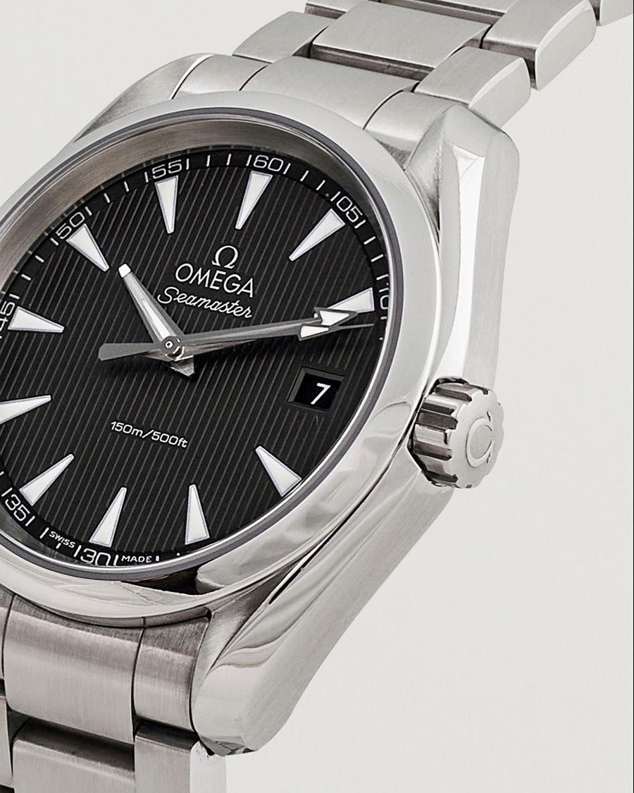 Men | Omega Pre-Owned Seamaster Aqua Terra Silver | Omega Pre-Owned | Seamaster Aqua Terra Silver