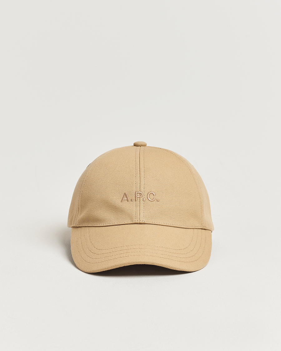 Men | A.P.C. Charlie Baseball Cap Dark Beige | A.P.C. | Charlie Baseball Cap Dark Beige