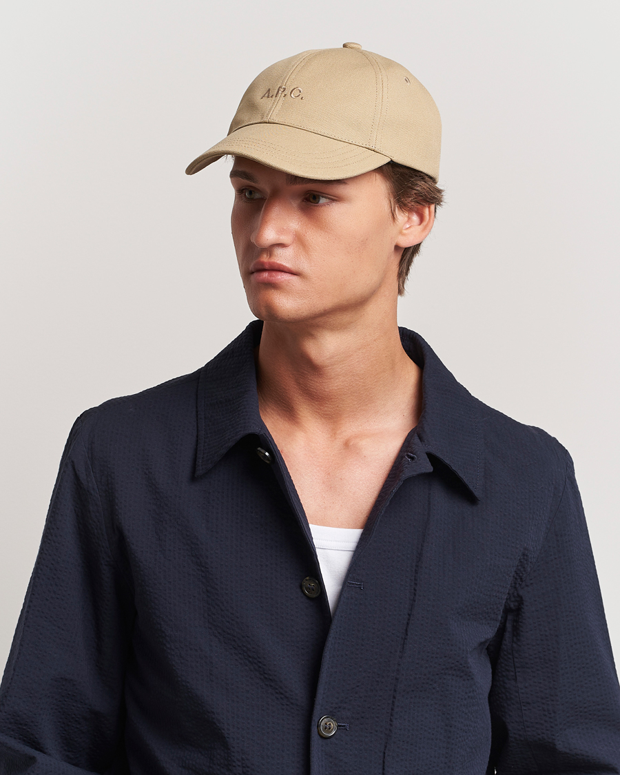 Men | A.P.C. Charlie Baseball Cap Dark Beige | A.P.C. | Charlie Baseball Cap Dark Beige