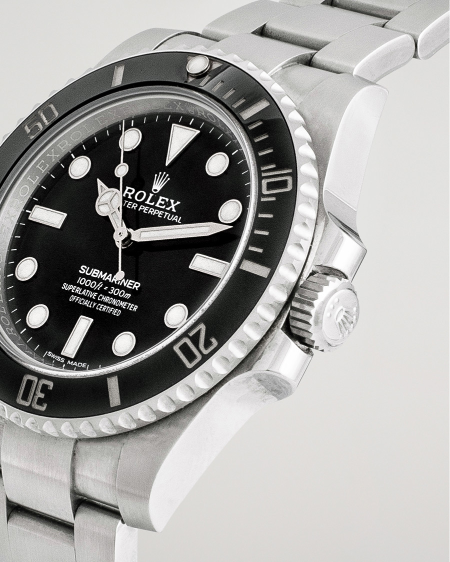 Men | Rolex Pre-Owned Submariner 114060 Silver | Rolex Pre-Owned | Submariner 114060 Silver