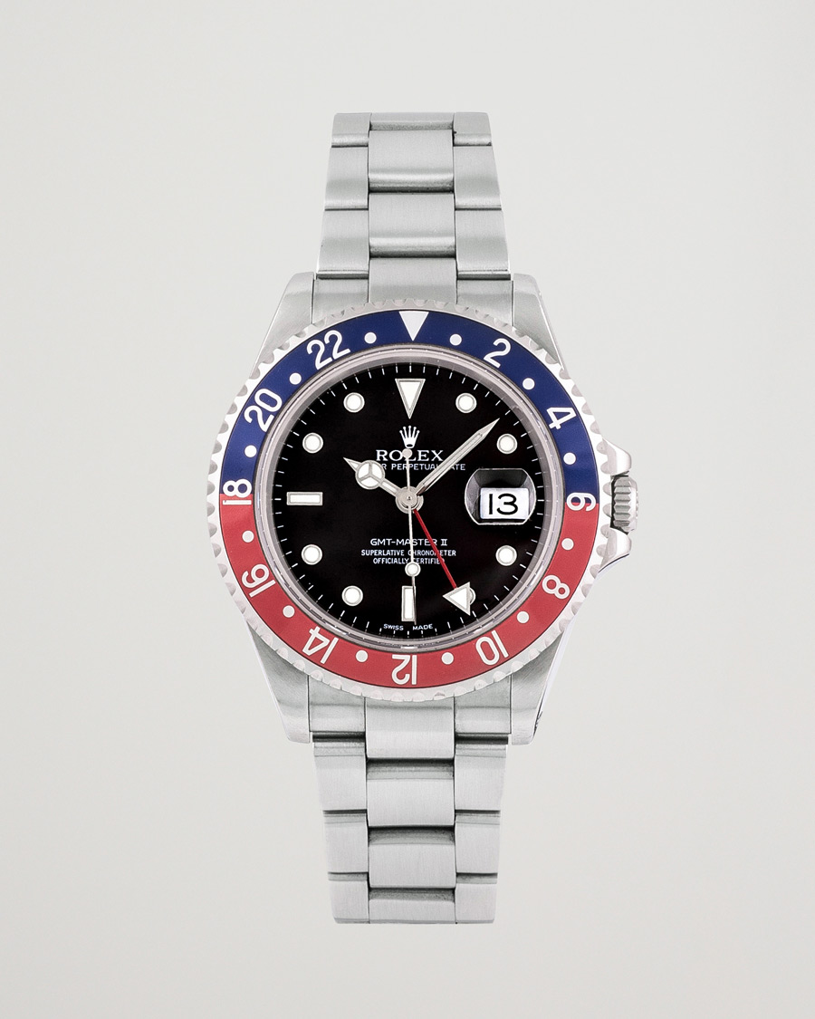 Men | Rolex Pre-Owned GMT 16710 Silver | Rolex Pre-Owned | GMT 16710 Silver
