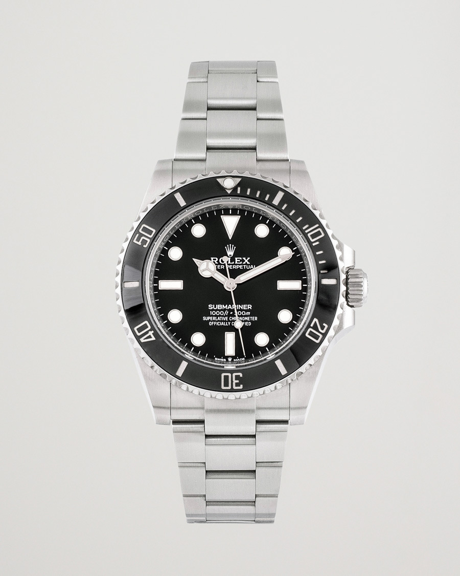 Men | Rolex Pre-Owned Submariner 124060 Oyster Perpetual Steel Black | Rolex Pre-Owned | Submariner 124060 Oyster Perpetual Steel Black