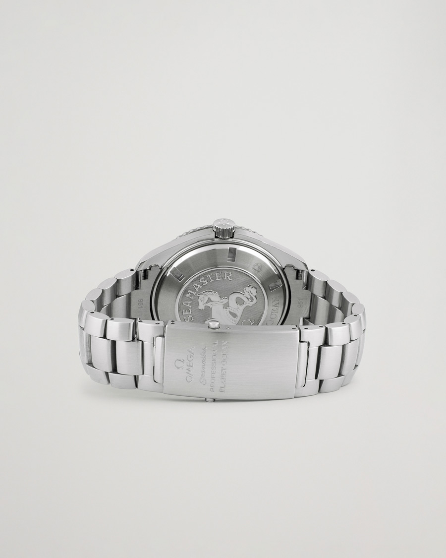 Men | Omega Pre-Owned Seamaster Planet Ocean 2200.50.00 Steel Black Silver | Omega Pre-Owned | Seamaster Planet Ocean 2200.50.00 Steel Black Silver
