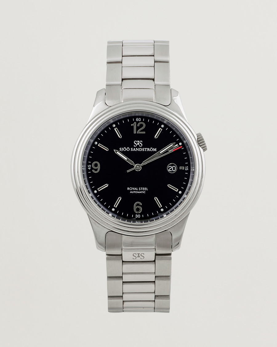 Men | Sjöö Sandström Pre-Owned Royal Steel 41mm Silver | Sjöö Sandström Pre-Owned | Royal Steel 41mm Silver