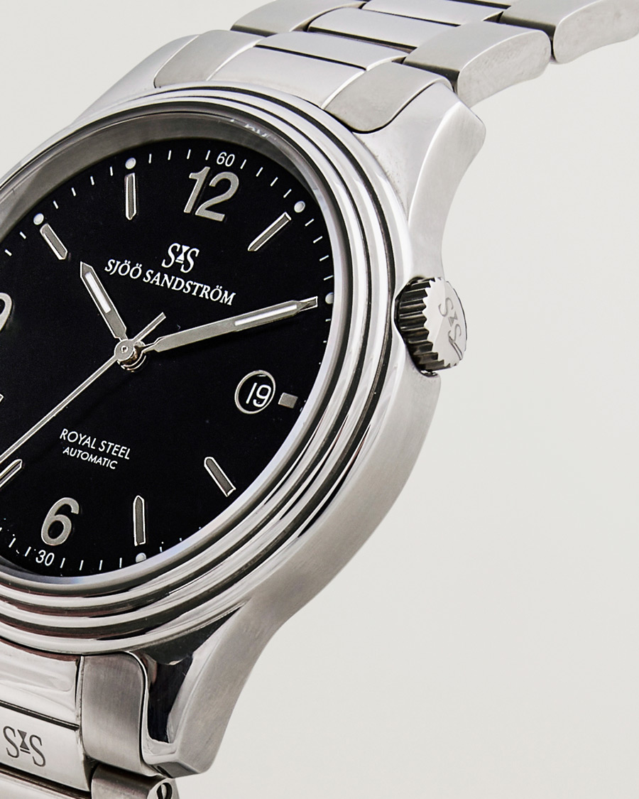 Men | Sjöö Sandström Pre-Owned Royal Steel 41mm Silver | Sjöö Sandström Pre-Owned | Royal Steel 41mm Silver