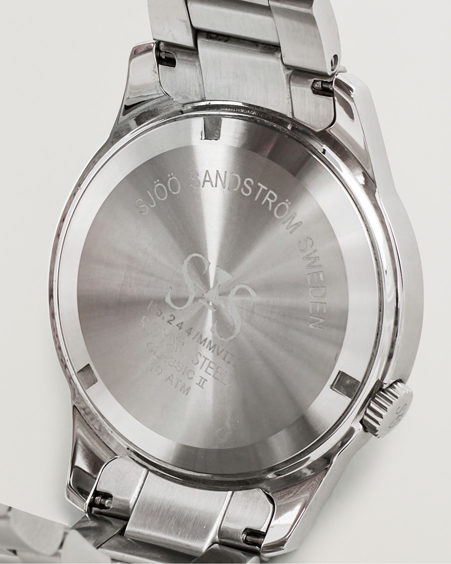 Men | Sjöö Sandström Pre-Owned Royal Steel 41mm Silver | Sjöö Sandström Pre-Owned | Royal Steel 41mm Silver