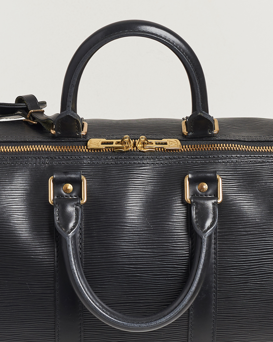 Louis Vuitton Pre-Owned Keepall 50 Epi Leather Travel Bag Black at