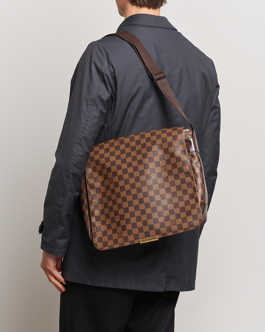 Men | Accessories | Louis Vuitton Pre-Owned | Abbesses Messenger Bag Damier Ebene