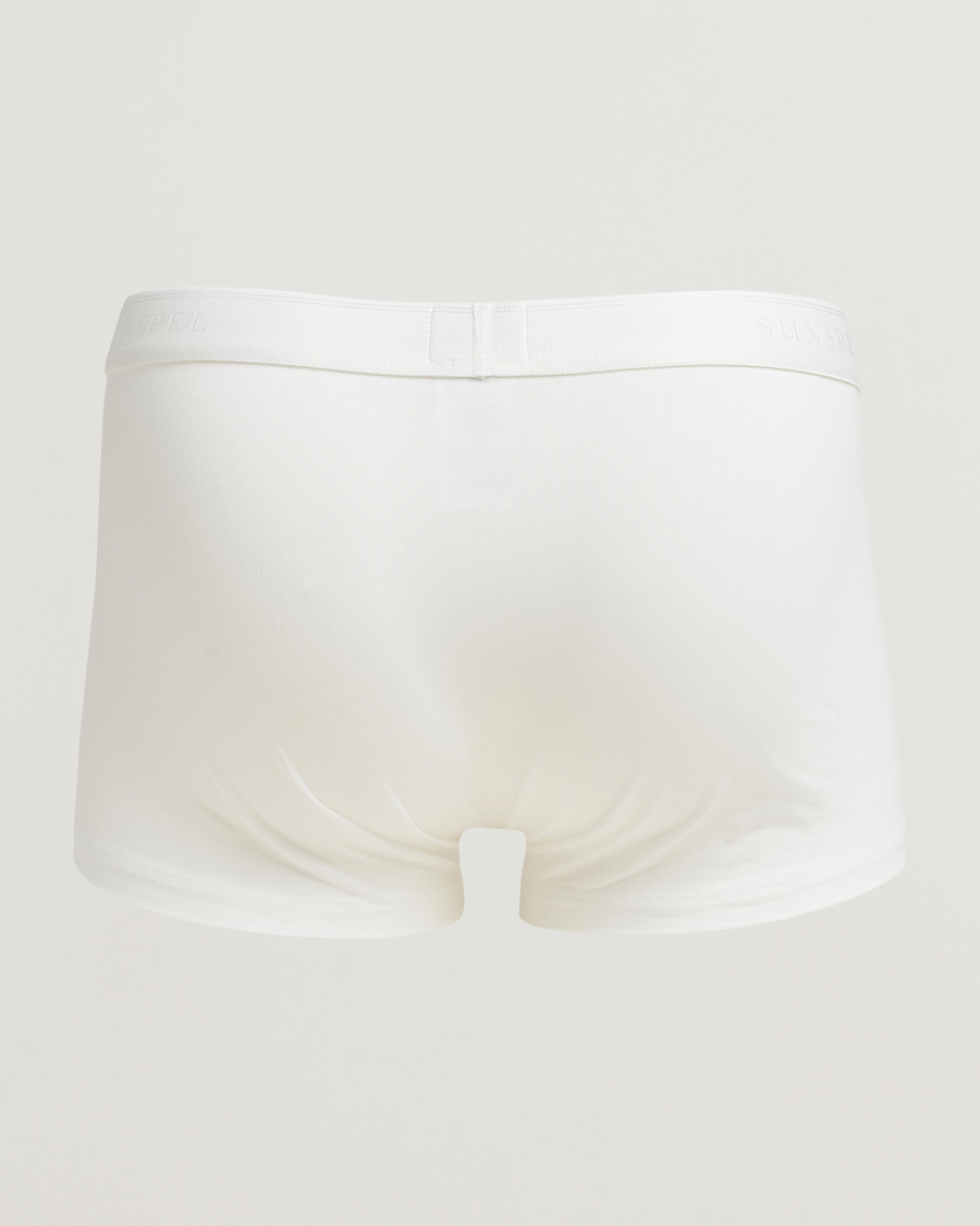 Men | Clothing | Sunspel | 3-Pack Cotton Stretch Trunk White