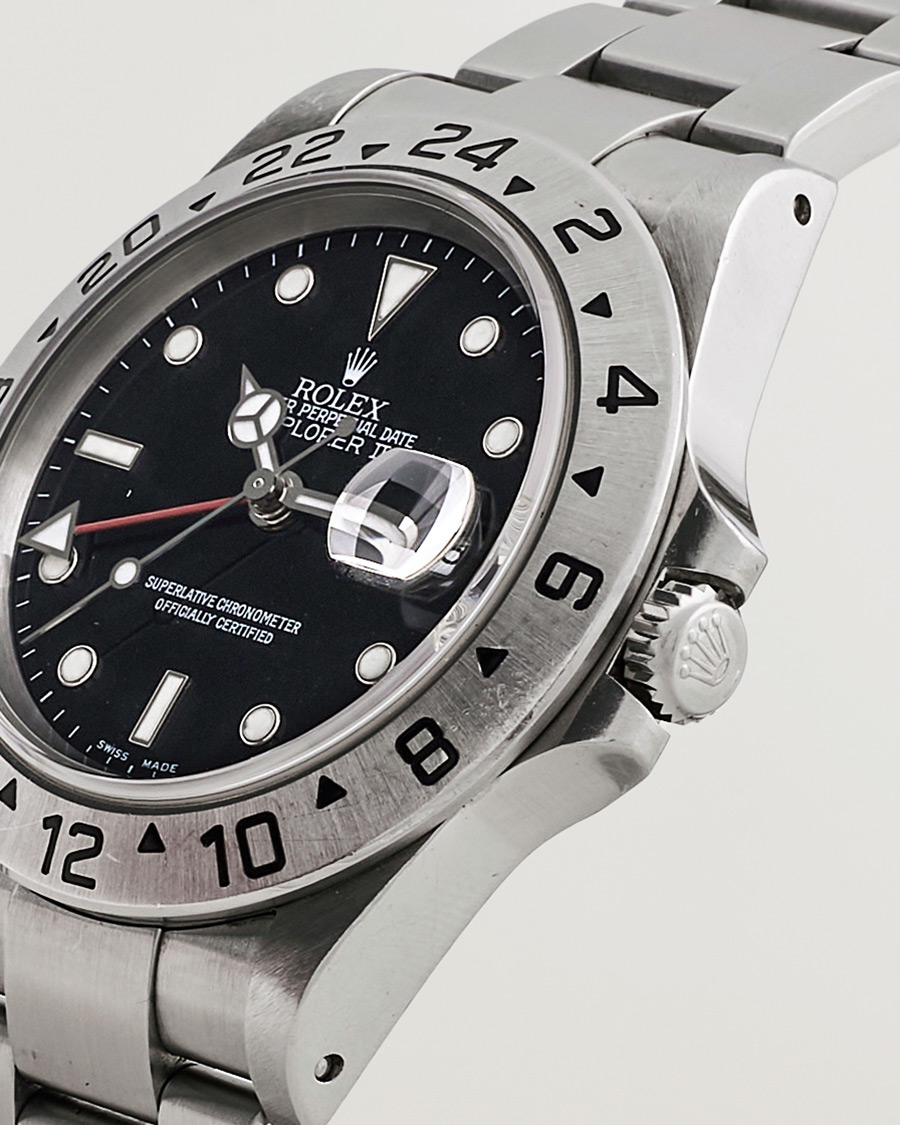 Men | Rolex Pre-Owned Explorer II 16570 Silver | Rolex Pre-Owned | Explorer II 16570 Silver
