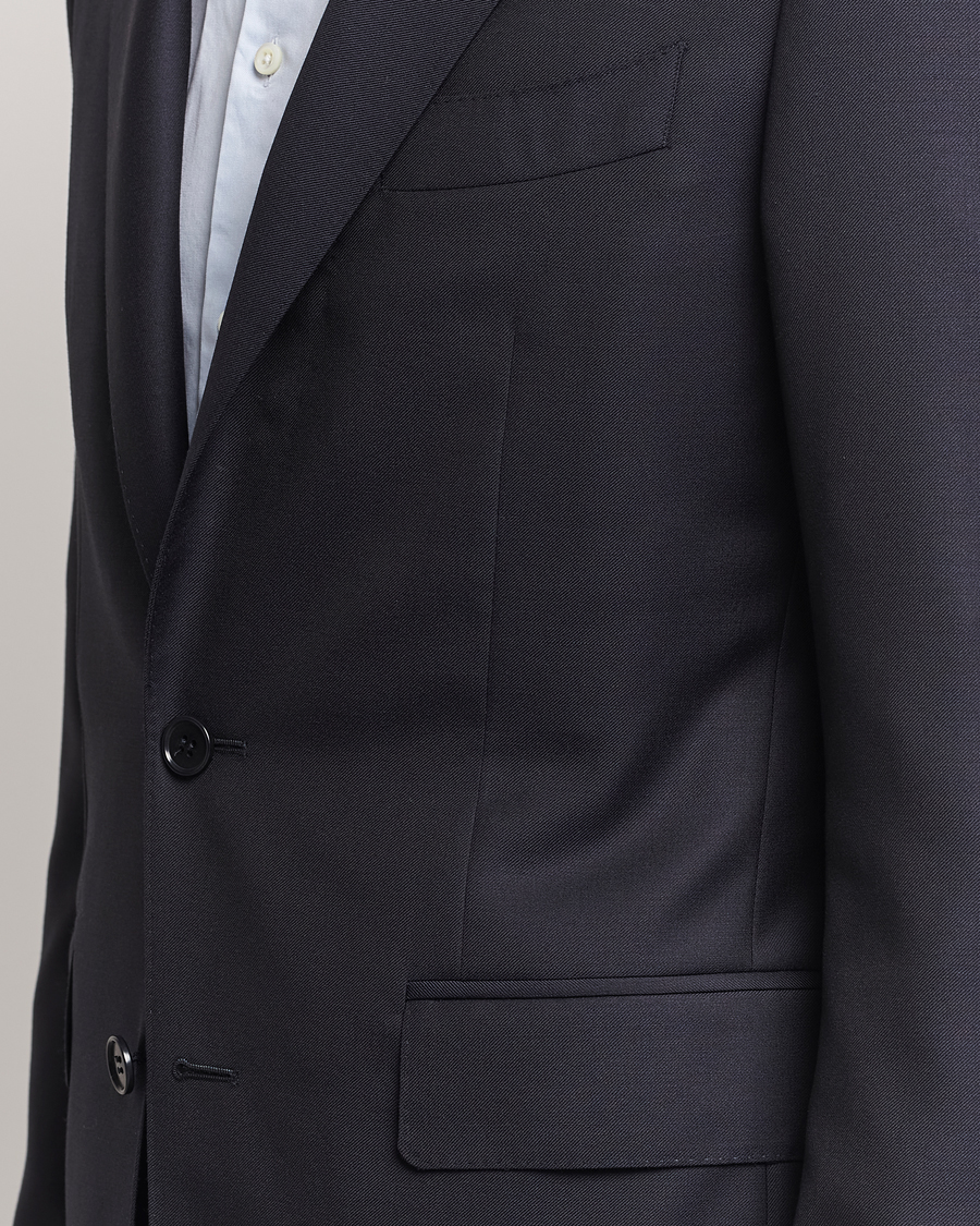Men | Suits | Canali | Super 130s Wool Capri Suit Navy