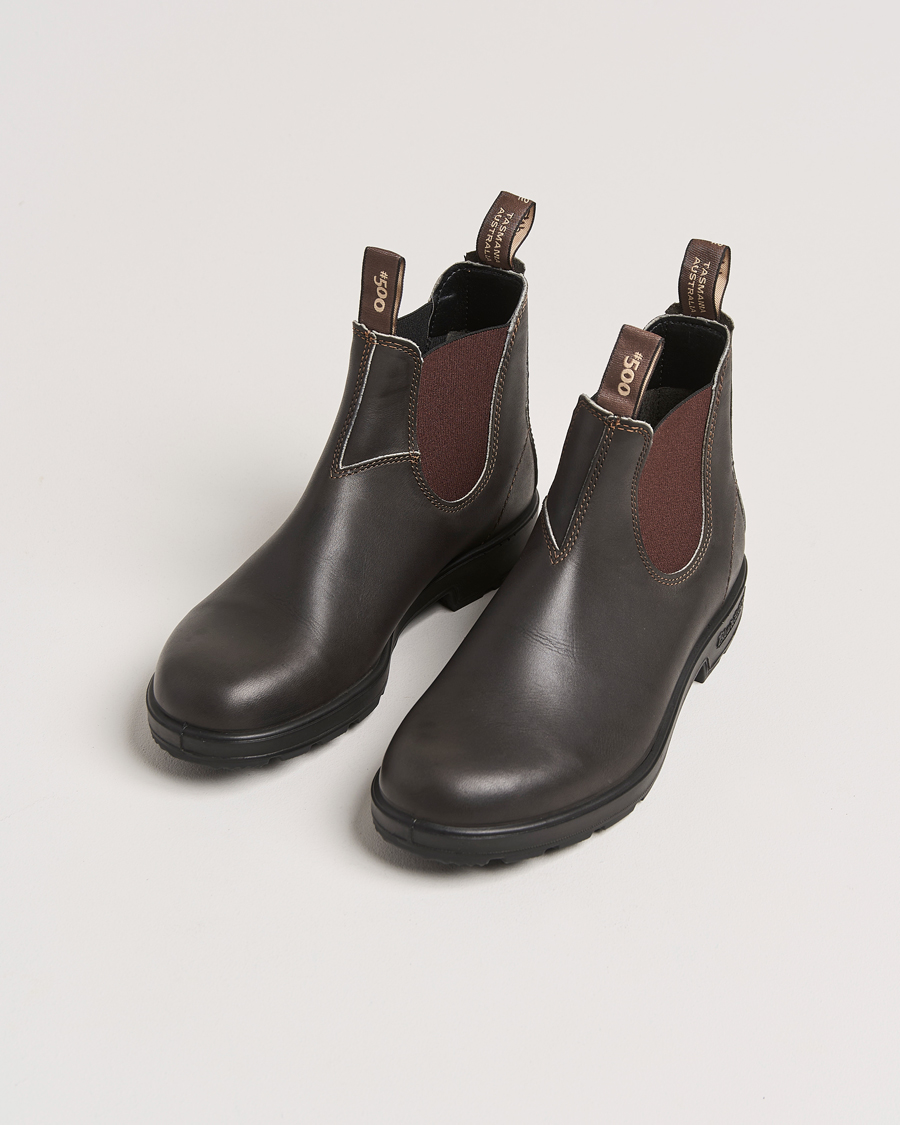 Men | Boots | Blundstone | 500 Original Leather Chelsea Boot Stout Brown