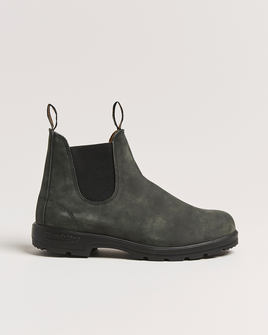 Men | Boots | Blundstone | 587 Original Leather Chelsea Boot Rustic Black