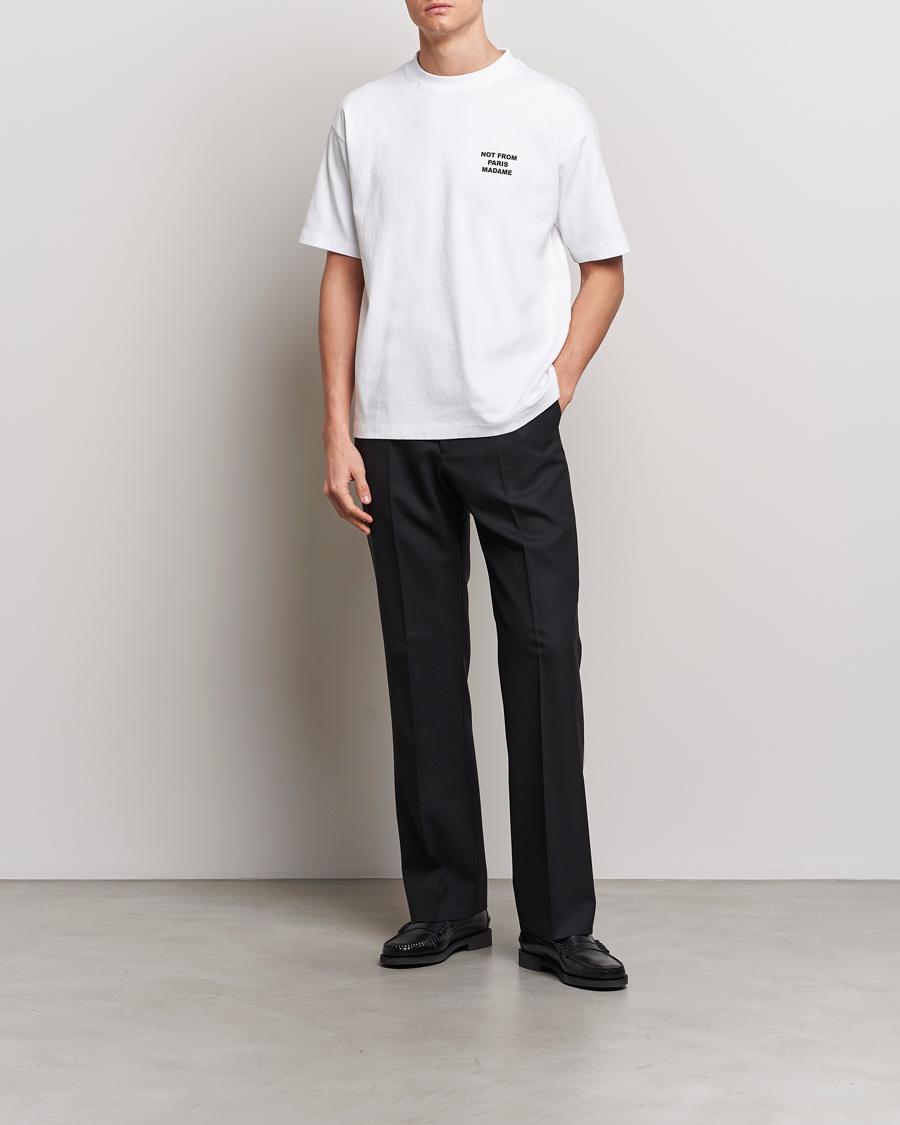 Men | T-Shirts | Drôle de Monsieur | Slogan T-Shirt Optic White