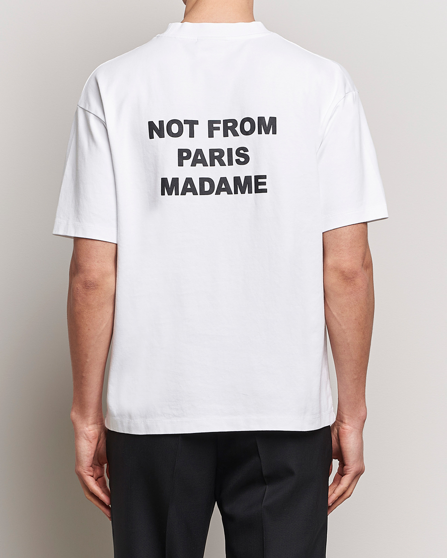 Men | T-Shirts | Drôle de Monsieur | Slogan T-Shirt Optic White